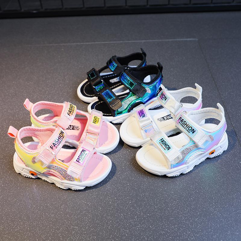 baby infant clothes Kid Girl's Lettered Pattern Sandals 