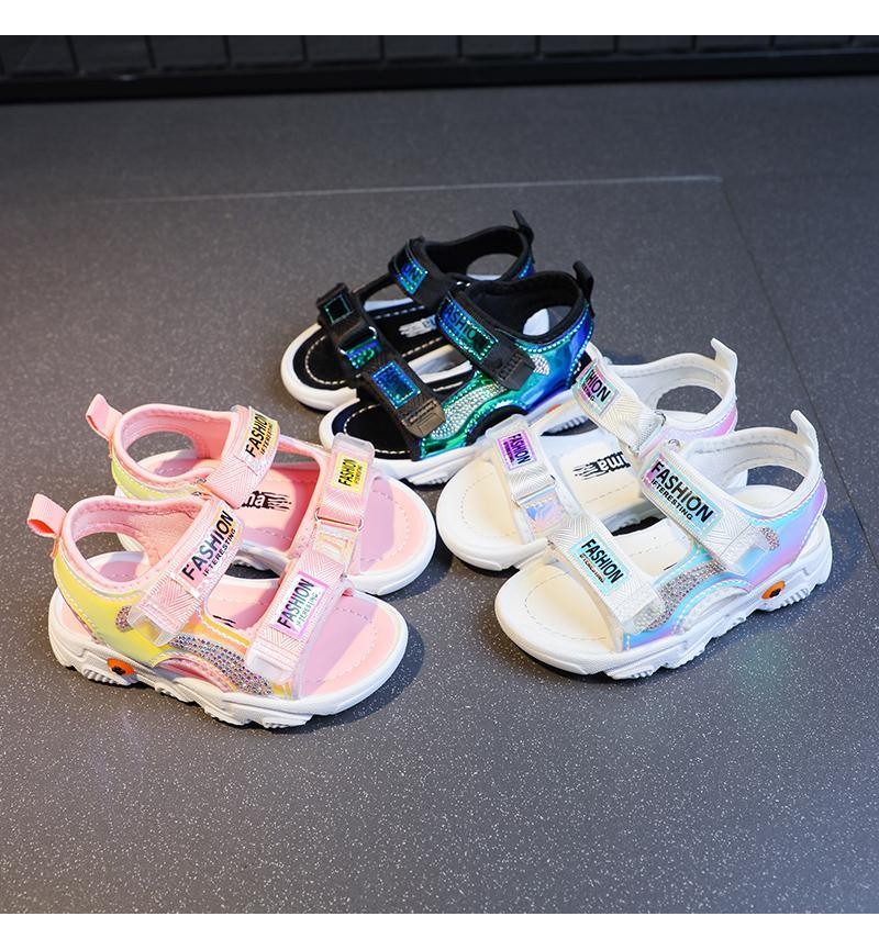 baby infant clothes Kid Girl's Lettered Pattern Sandals 