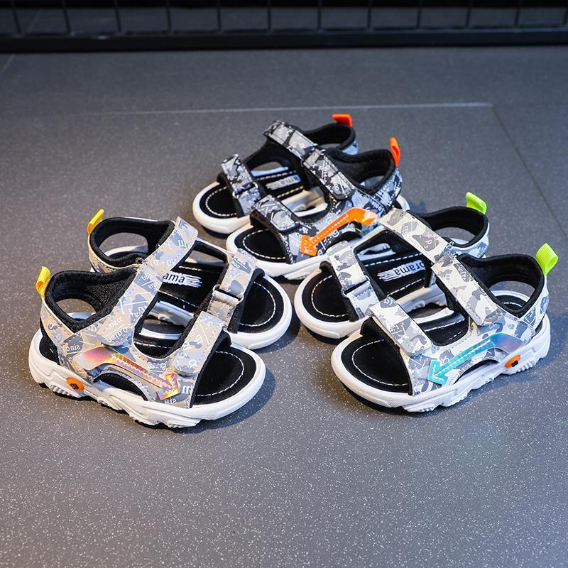 trendy girl clothes Toddler Boy's Letter Print Sandals 