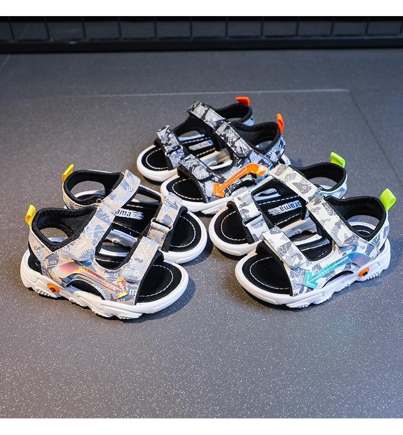 trendy girl clothes Toddler Boy's Letter Print Sandals 