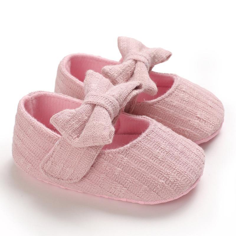 Bowknot Decor Slip-on Shoes for Baby Girl Shoes