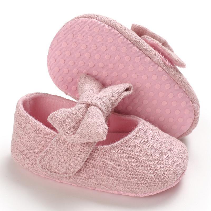 Bowknot Decor Slip-on Shoes for Baby Girl Shoes