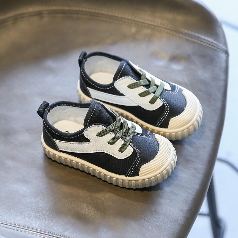 children's jeans Toddler Boy Color-block Canvas Shoes 